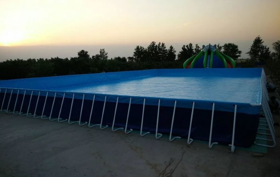 Каркасный летний бассейн для города 15 x 30 x 1,32 метр (рис.4)